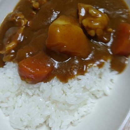 肉じゃがリメイク♪美味しいカレーが出来ました(^^)
ごちそうさまでした。